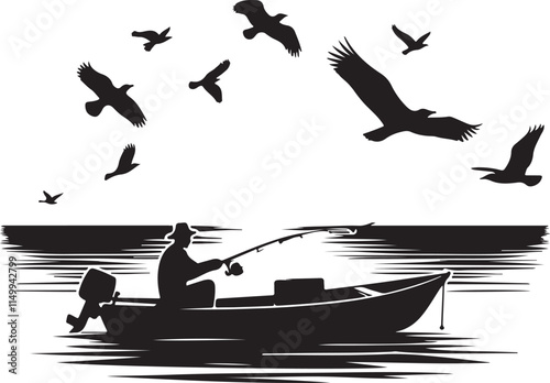 Fishing vector Illustration