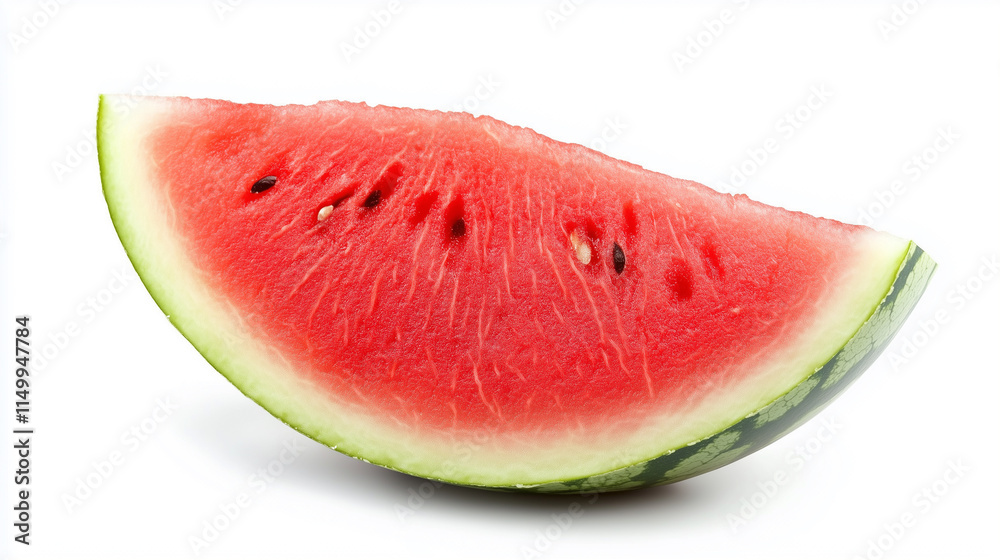 slice of tasty fresh watermelon isolated on white background slice of tasty fresh watermelon isolated on white background