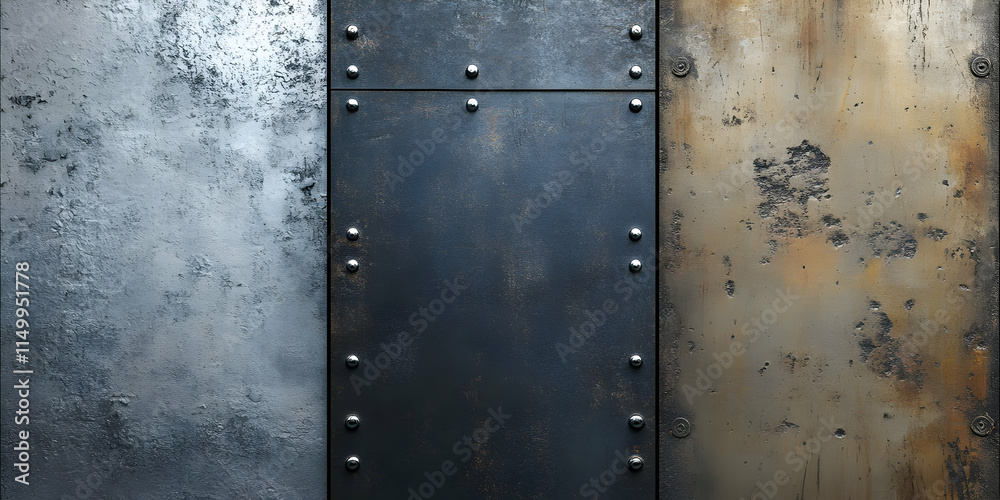 Rustic Metal Texture Background Illustration Rustic Metal Texture Background Illustration