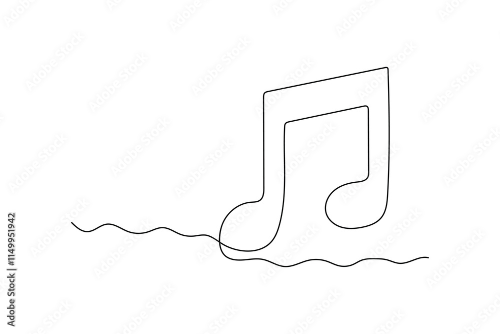 Music icon one line drawing of minimalist vector icon with black and white background
Music icon one line drawing of minimalist vector icon with black and white background