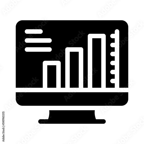 trend glyph icon