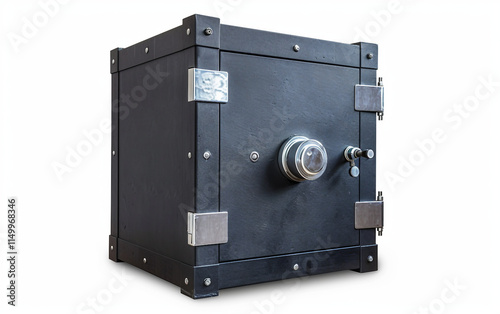 Confidential Safe Holding Classified Information on white background.PNG