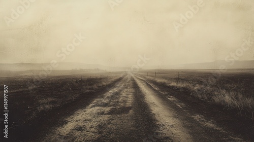 The road is long and unyielding, stretching as far as the eye can see. It leads through a quiet, open plain, with no end in sight,
