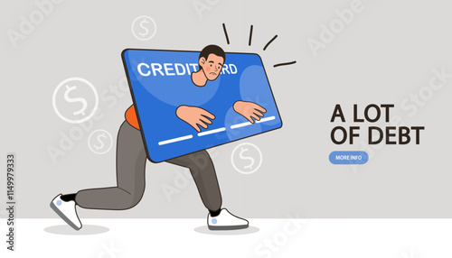 financial problems A man spends more money than he spends Too much personal debt to manage.