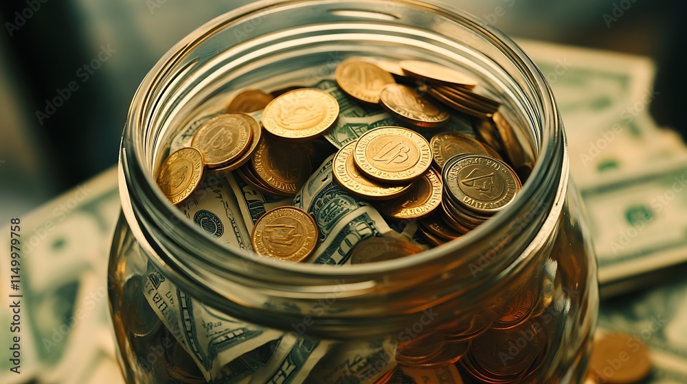 Saving money in a jar tips for budgeting and financial success Saving money in a jar tips for budgeting and financial success
