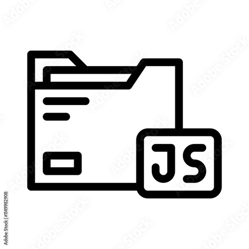 JavaScript line icon