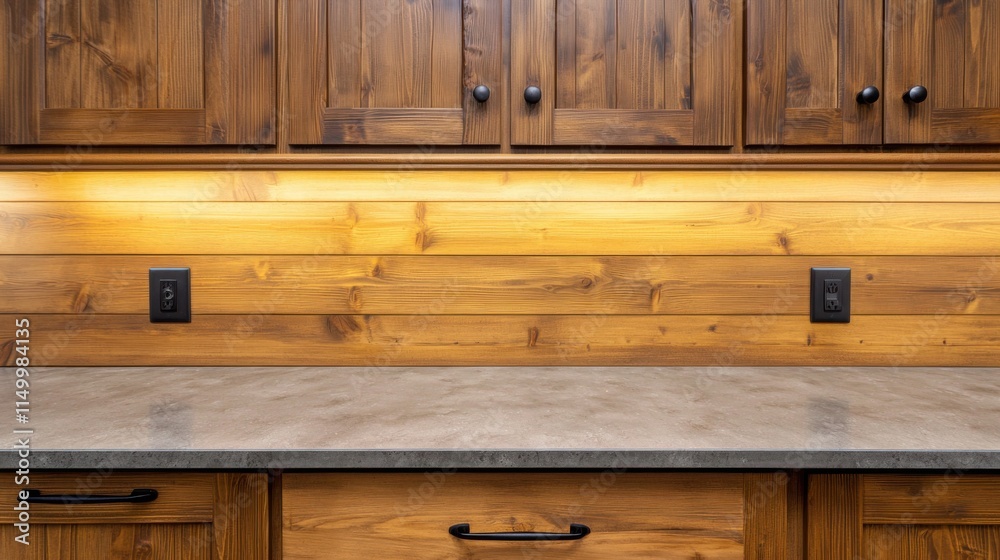 rustic wooden cabinets with visible grain texture, complemented by vintage hardware rustic wooden cabinets with visible grain texture, complemented by vintage hardware