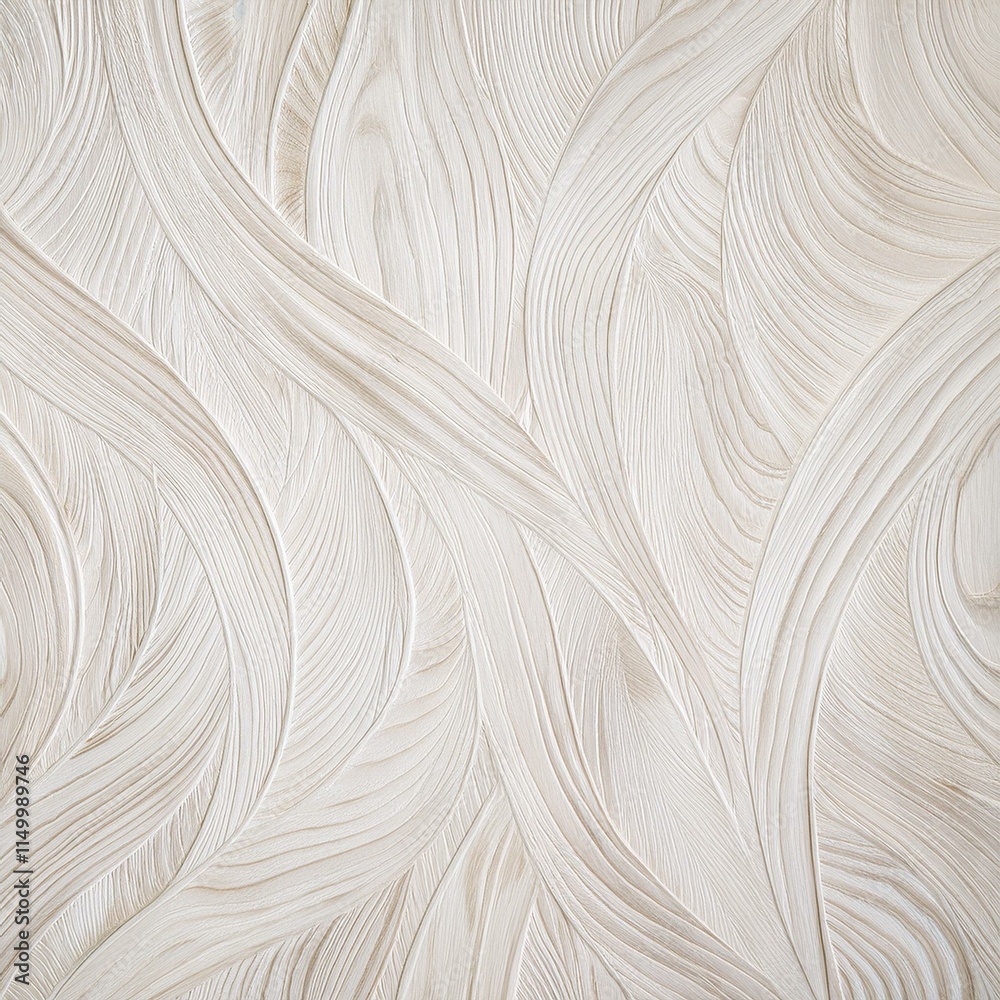 Obraz premium Generated image Abstract white plywood texture with delicate, elegant overlays