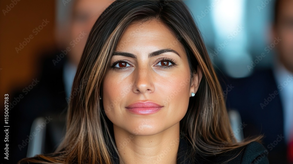 Confident Businesswoman Portrait Serious and Focused Female Executive Confident Businesswoman Portrait Serious and Focused Female Executive
