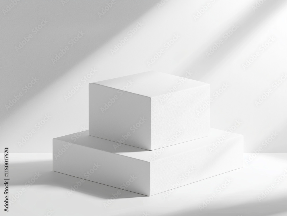 white podium isolated on white white podium isolated on white