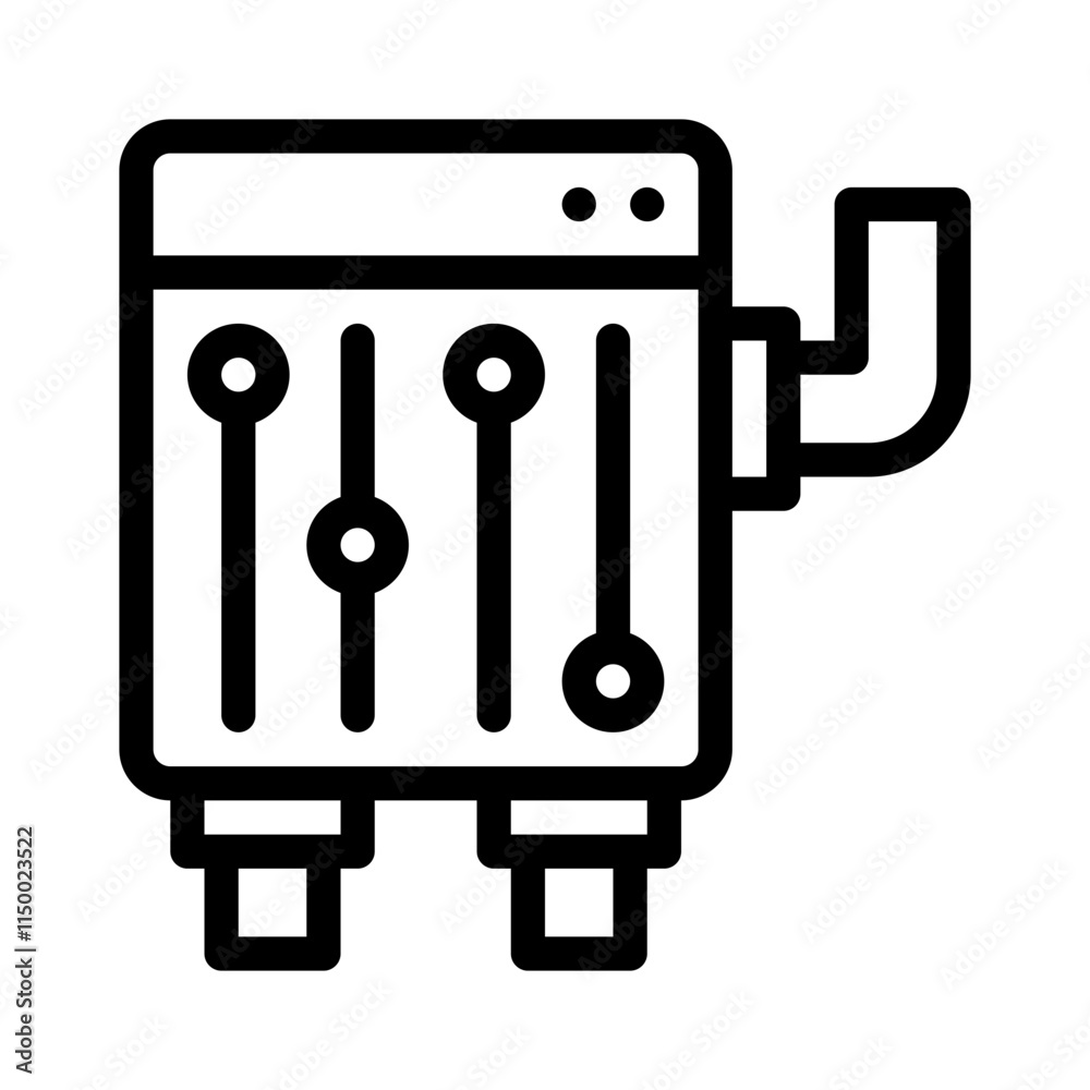 Control line icon Control line icon