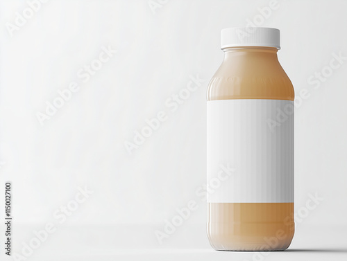 white medicine bottle on white