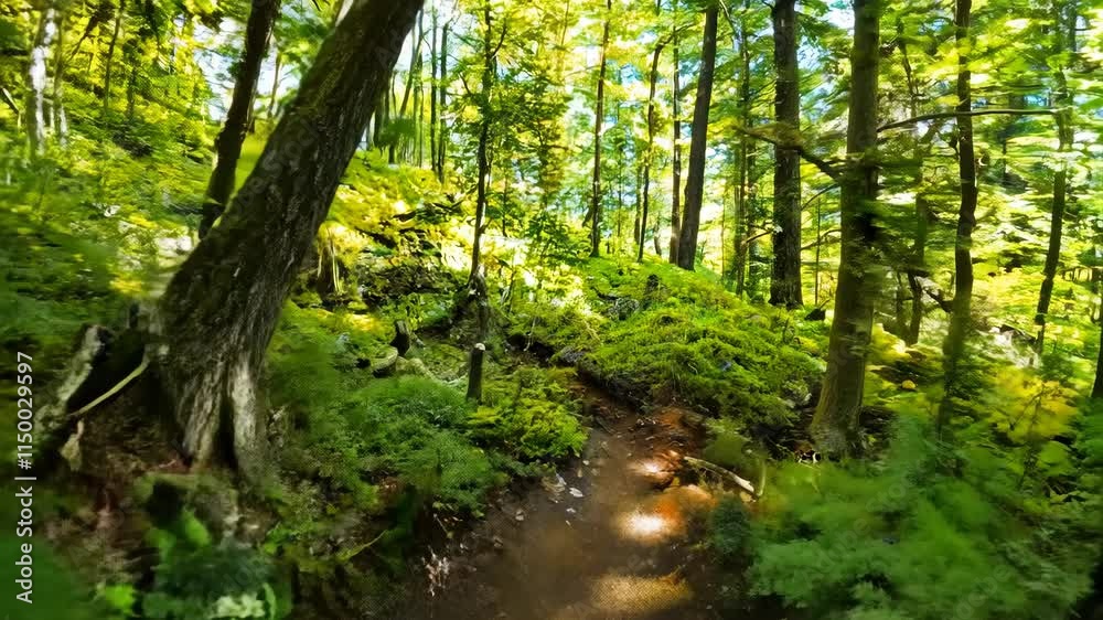 Exploring a Vibrant Forest Trail: A Stroll Through Nature's Flourishing Woodland Exploring a Vibrant Forest Trail: A Stroll Through Nature's Flourishing Woodland