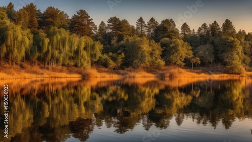 lake in autumn