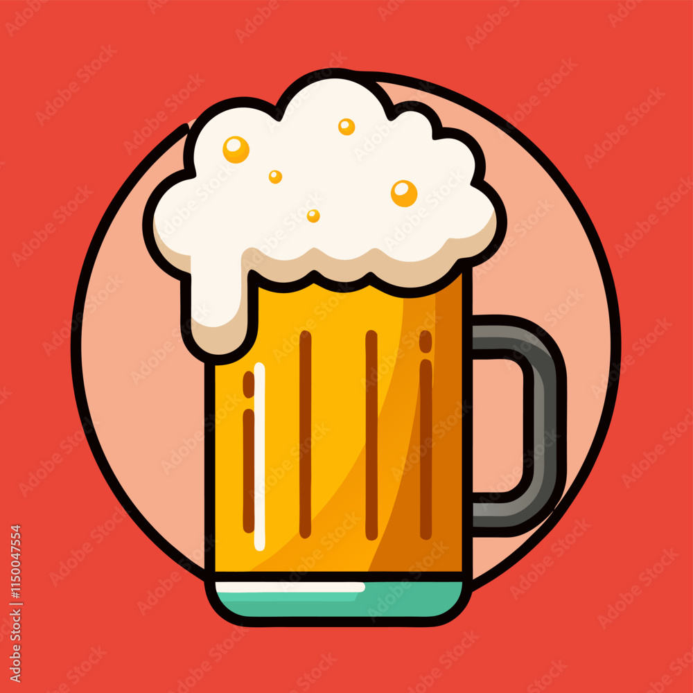 glass of beer with foam glass of beer with foam