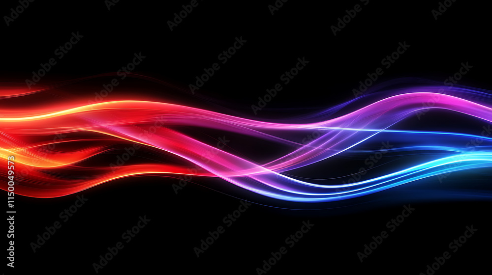 Abstract Energy Flow: An ethereal dance of vibrant red, blue, and purple light, a captivating abstract representation of energy, movement, and the interplay of forces. Abstract Energy Flow: An ethereal dance of vibrant red, blue, and purple light, a captivating abstract representation of energy, movement, and the interplay of forces.