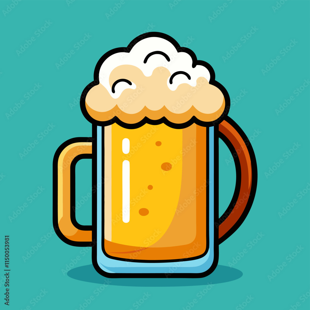 glass of beer with foam glass of beer with foam