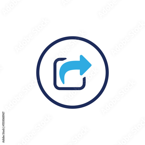 share icon. Share arrow, link, connection icon. Vector illustration EPS 10
