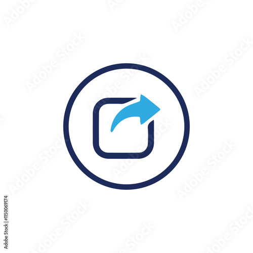 share icon. Share arrow, link, connection icon. Vector illustration EPS 10
