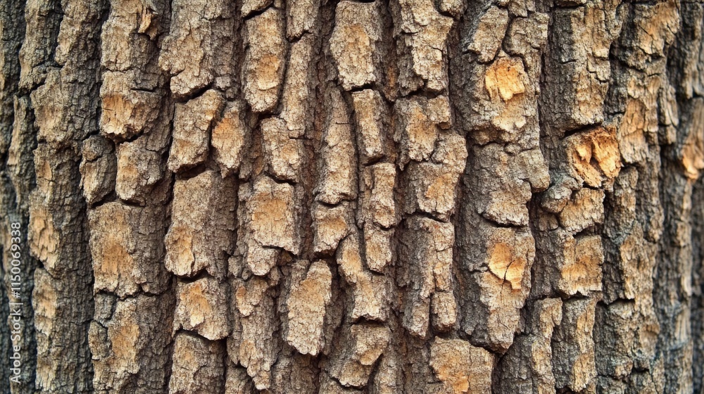 Rough Tree Bark Texture Close Up View Rough Tree Bark Texture Close Up View