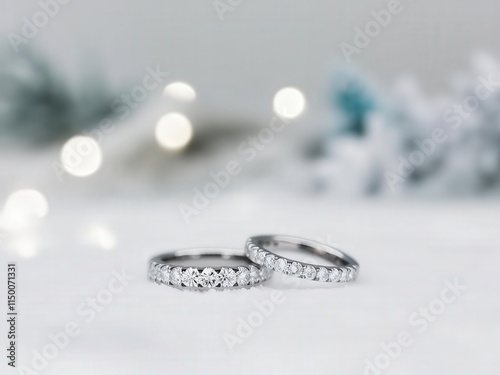 Sparkling Diamond Eternity Bands Wedding Rings Jewelry Luxury Bridal