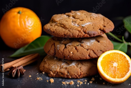 15 ginger molasses cookies with orange zest spicy ginger paired