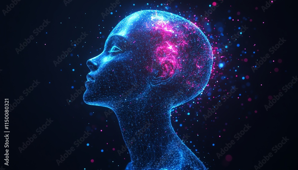 robot with holographic digital brain, AI tools, artificial intelligence concept, future of machines, digital technology, machine learning, advanced AI support robot with holographic digital brain, AI tools, artificial intelligence concept, future of machines, digital technology, machine learning, advanced AI support