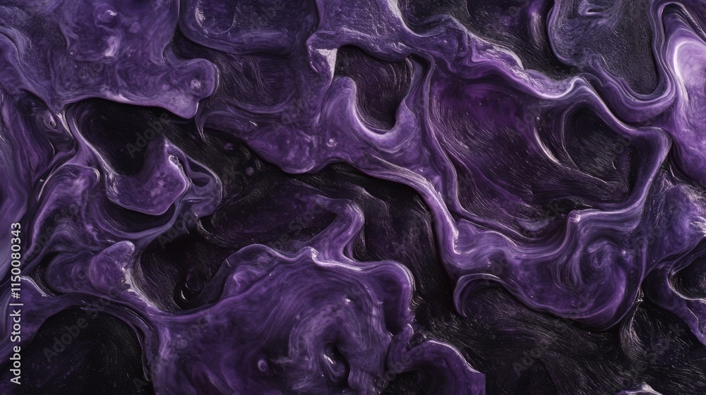Abstract Swirling Purple Paint Texture Background Abstract Swirling Purple Paint Texture Background