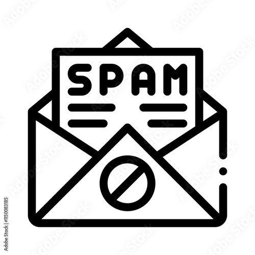 spam line icon