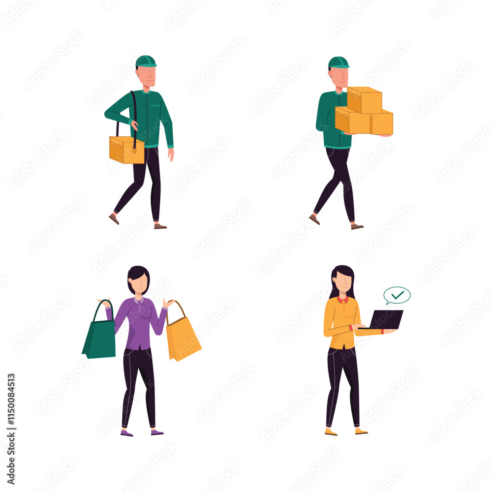 Obraz premium people set