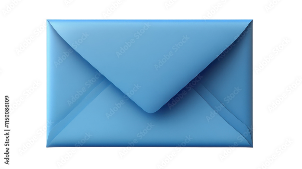 envelope with blank paper isolated on white background envelope with blank paper isolated on white background