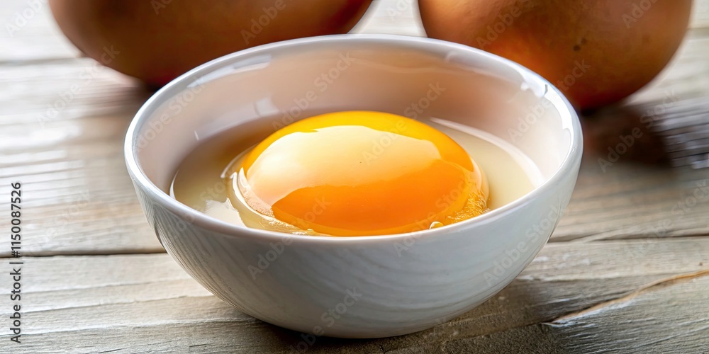 Open Egg in Bowl - Perfect Breakfast Food Photography, Stock Image, Recipe Inspiration, Culinary Images, Egg yolk, Egg white, Bowl of Eggs Open Egg in Bowl - Perfect Breakfast Food Photography, Stock Image, Recipe Inspiration, Culinary Images, Egg yolk, Egg white, Bowl of Eggs