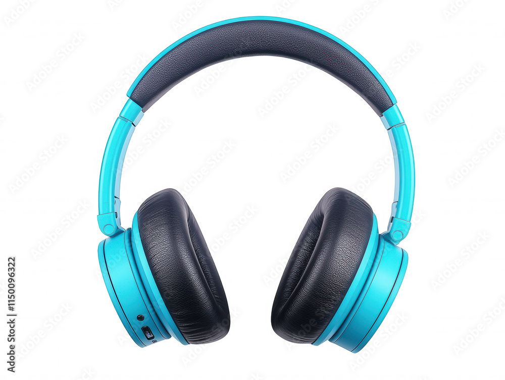 Stylish Blue Wireless Headphones with Soft Cushions and Adjustable Headband for Comfortable Listening Experience During Music or Calls Stylish Blue Wireless Headphones with Soft Cushions and Adjustable Headband for Comfortable Listening Experience During Music or Calls
