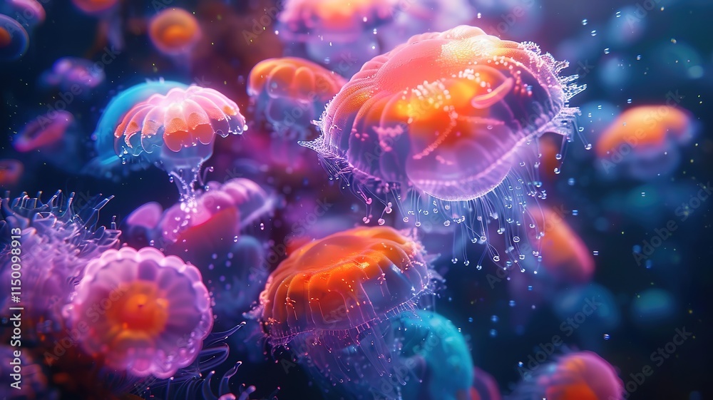 jellyfish in the water jellyfish in the water