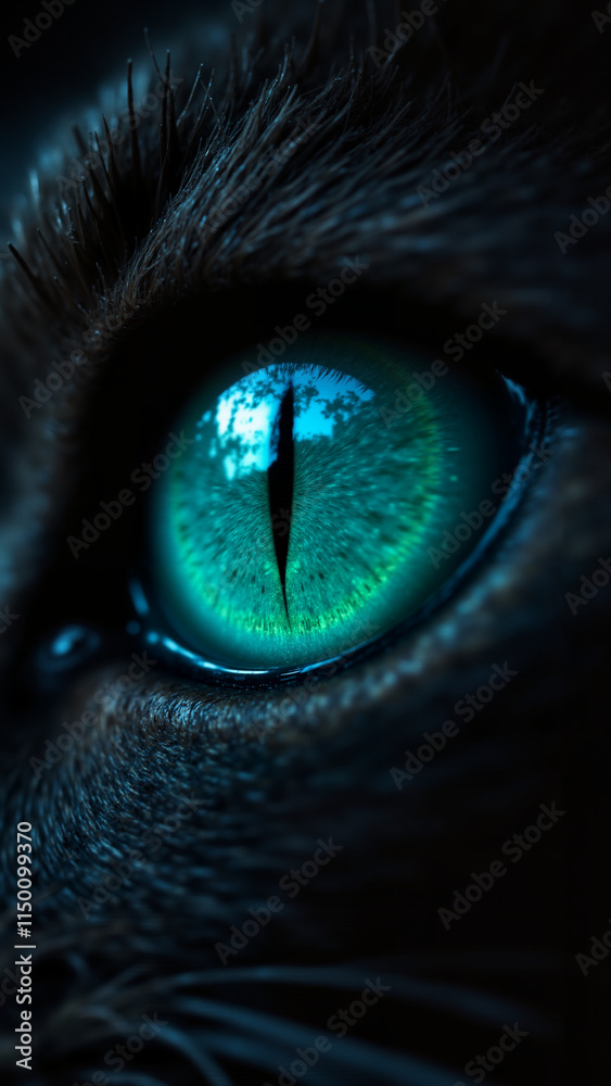 Eye of the cat.