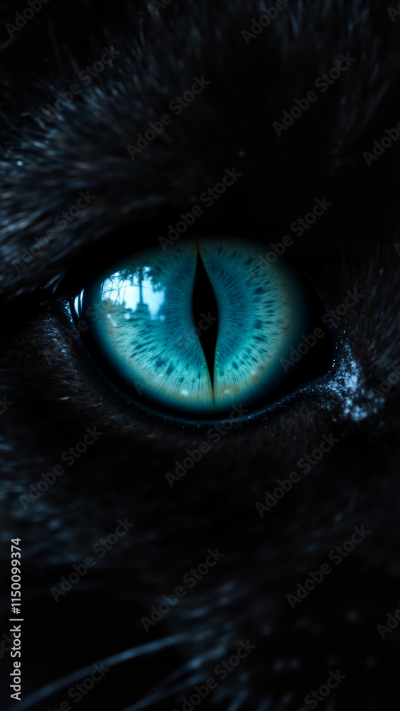 Eye of the cat.