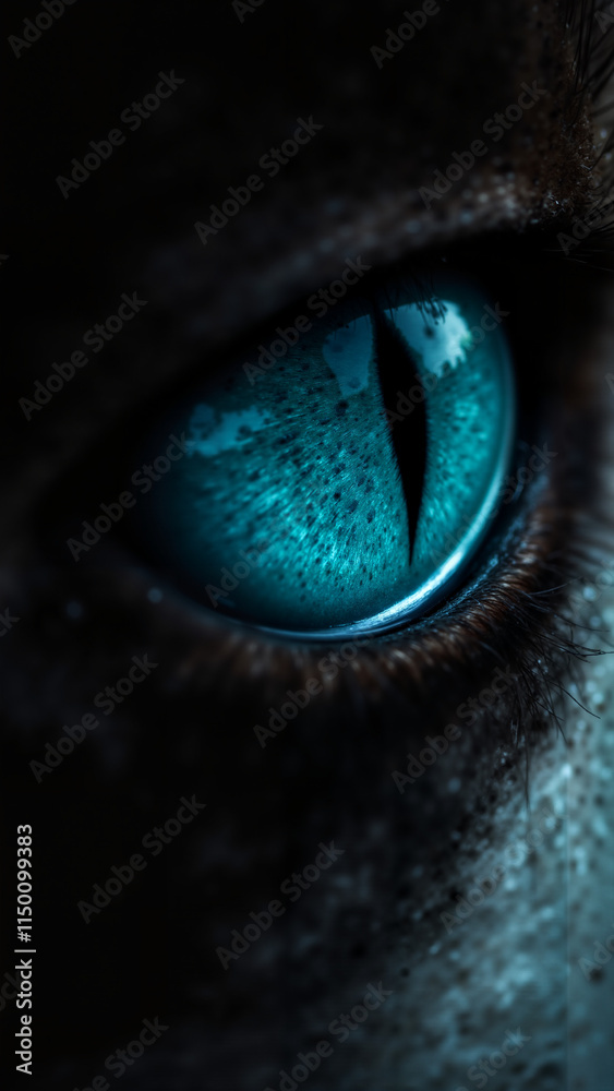 Eye of the cat.