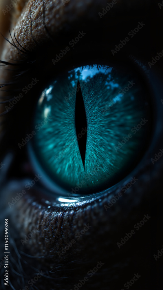 Eye of the cat.