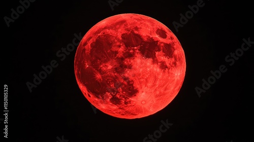 red full moon