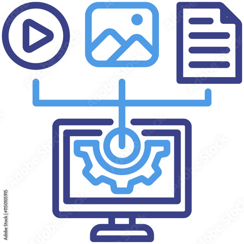 Content Management System Icon