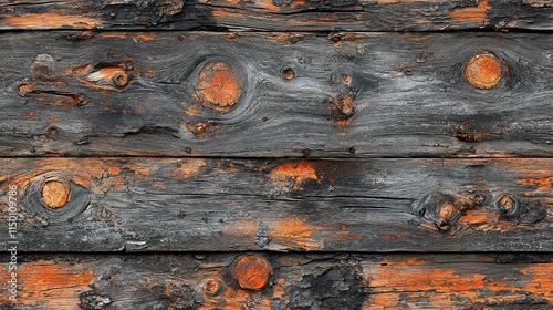 Seamless Pattern: Rustic Wooden Plank Background for Vintage Designs