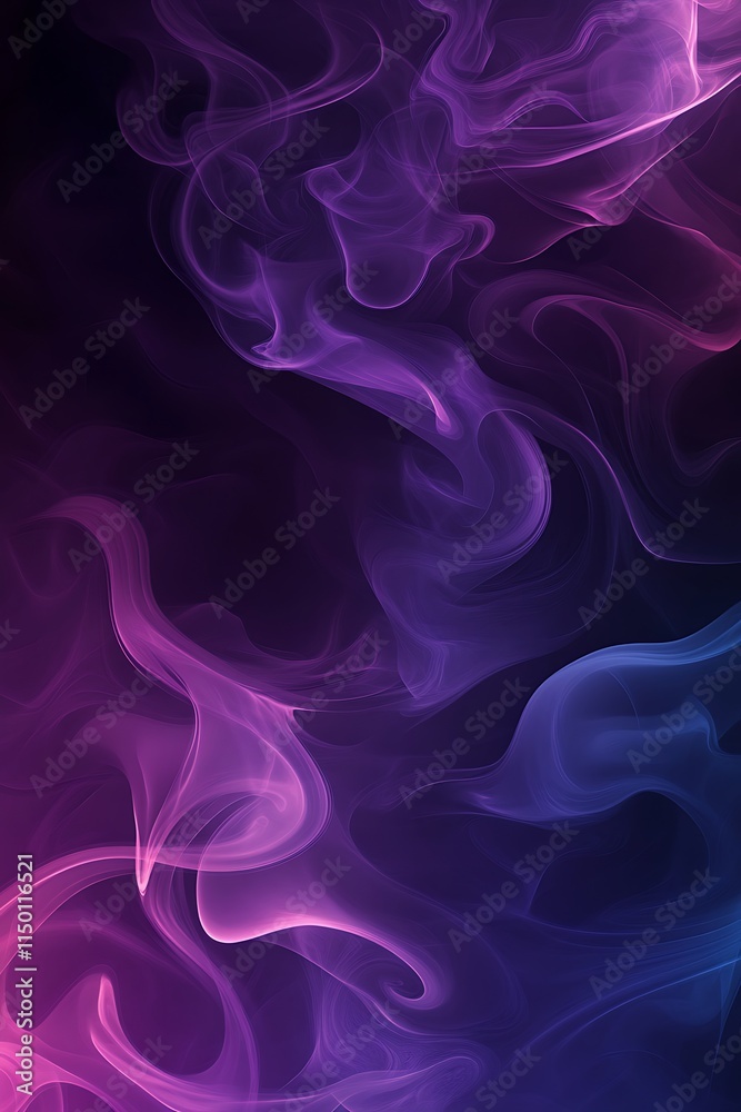 A dark gradient background moving from deep purple to black with a soft, smoky effect A dark gradient background moving from deep purple to black with a soft, smoky effect