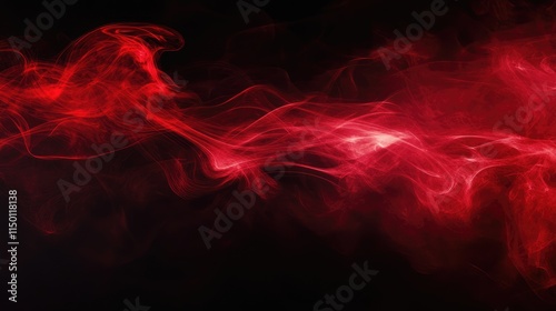 red smoke texture on black background