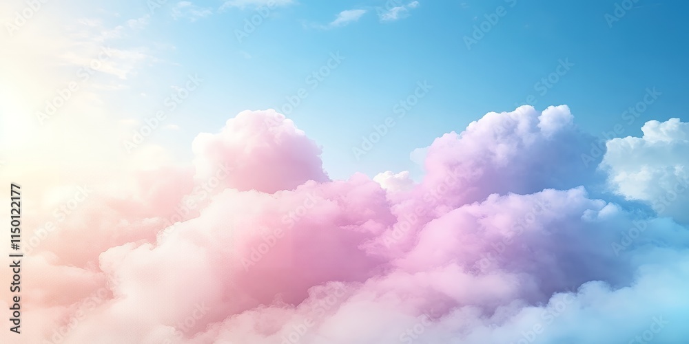 Pastel Sky Dreamy Cloudscape Soft Colors Serenity Pastel Sky Dreamy Cloudscape Soft Colors Serenity