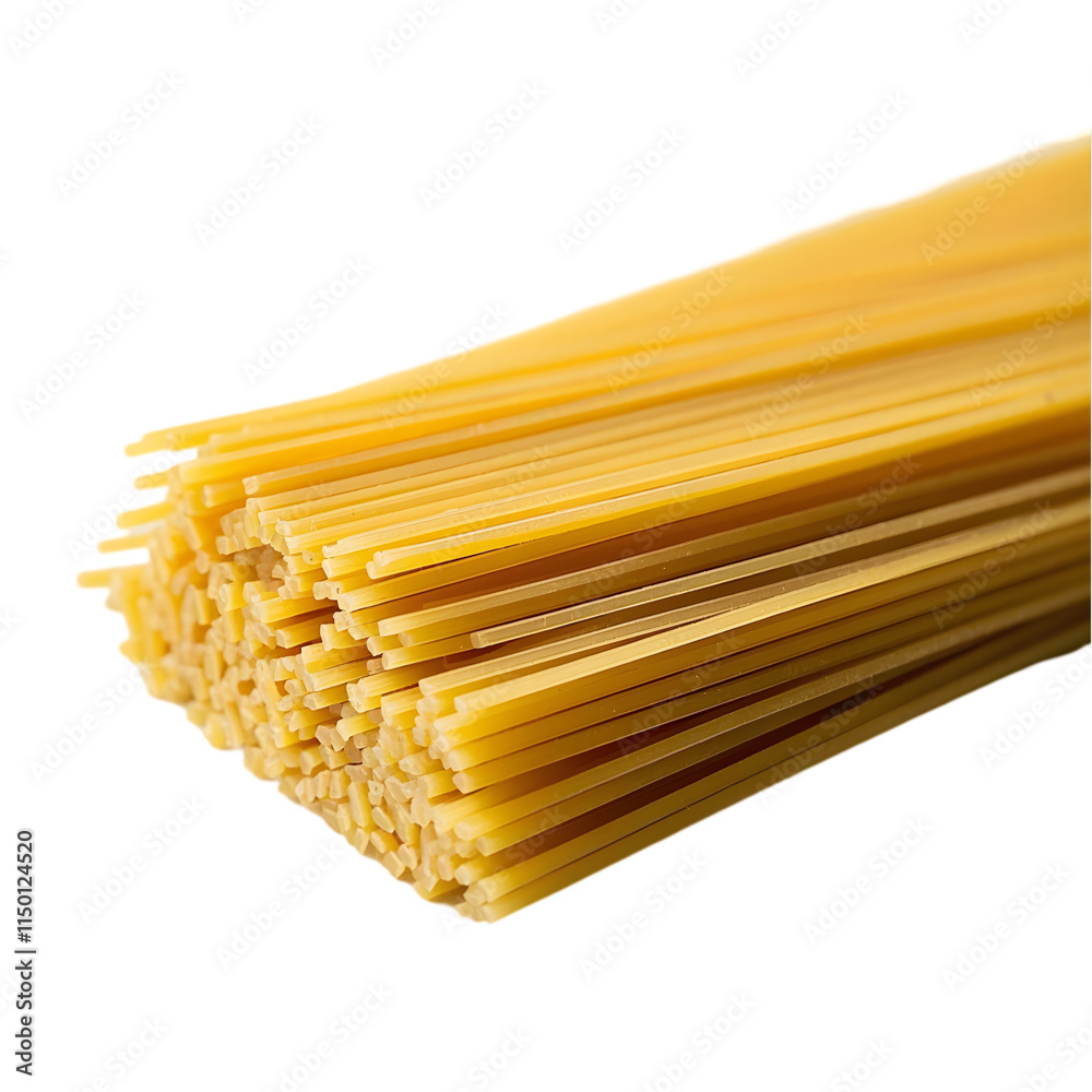 Dry Organic Angel Hair Spaghetti Pasta on transparent background Dry Organic Angel Hair Spaghetti Pasta on transparent background