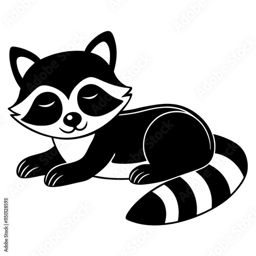 tired-cute-racoon-lies-with-its-paws-spread-out