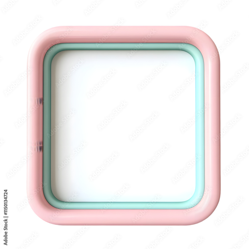 A colorful, modern square frame with a soft gradient design, suitable for displaying images. A colorful, modern square frame with a soft gradient design, suitable for displaying images.