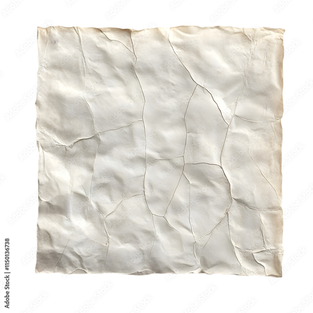 A crumpled piece of white paper, showcasing texture and imperfections. A crumpled piece of white paper, showcasing texture and imperfections.