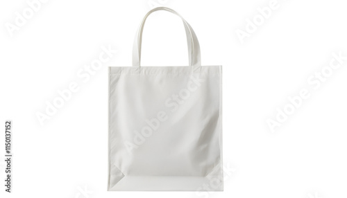 Reusable Fabric Shopping Bag Mockup with Blank Side for Branding