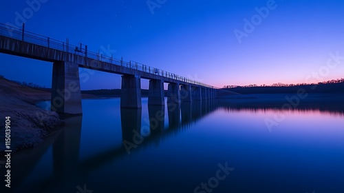 Wallpaper Mural a gorgeous dam water spill with beautiful nature Torontodigital.ca